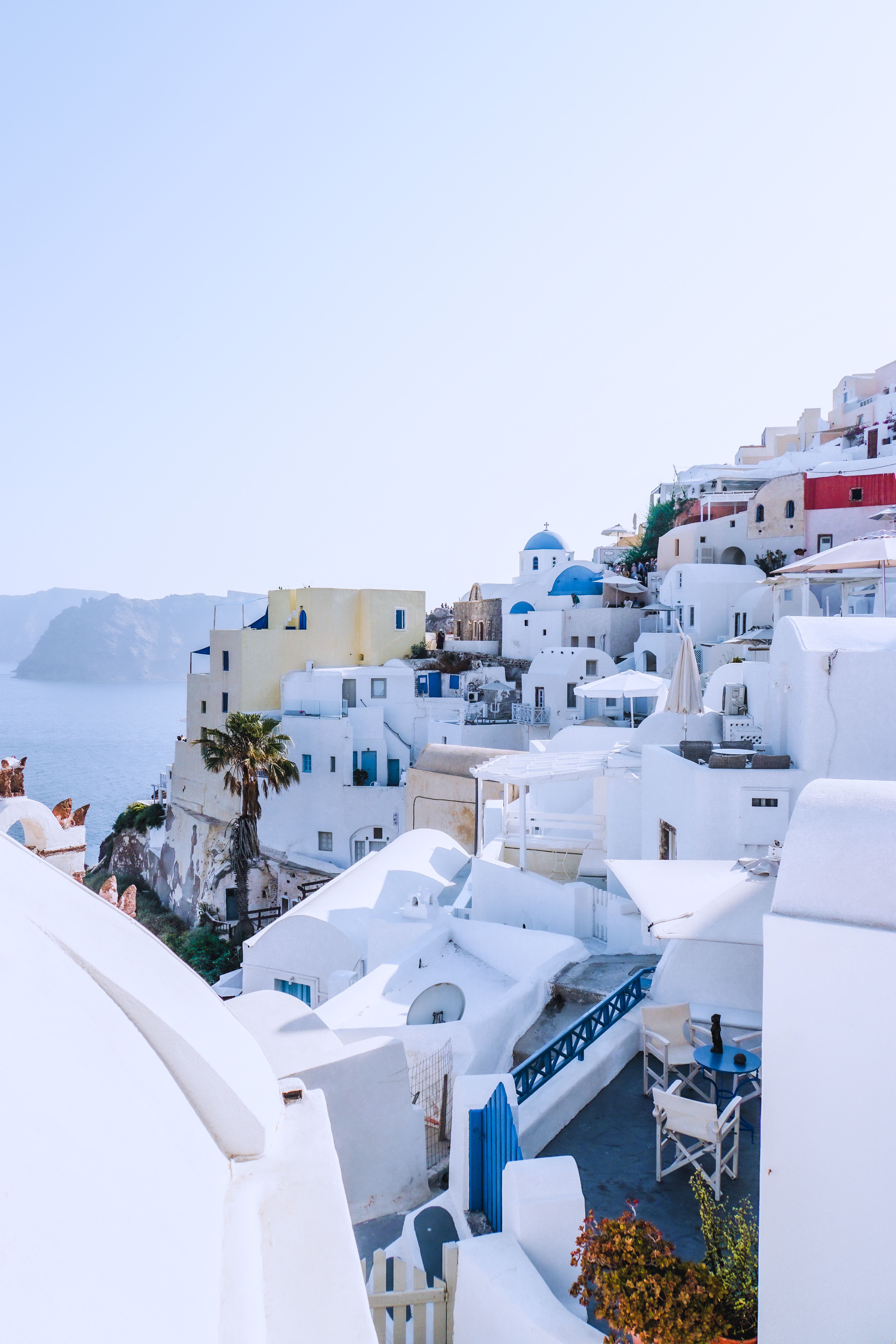 Santorini Greece island view